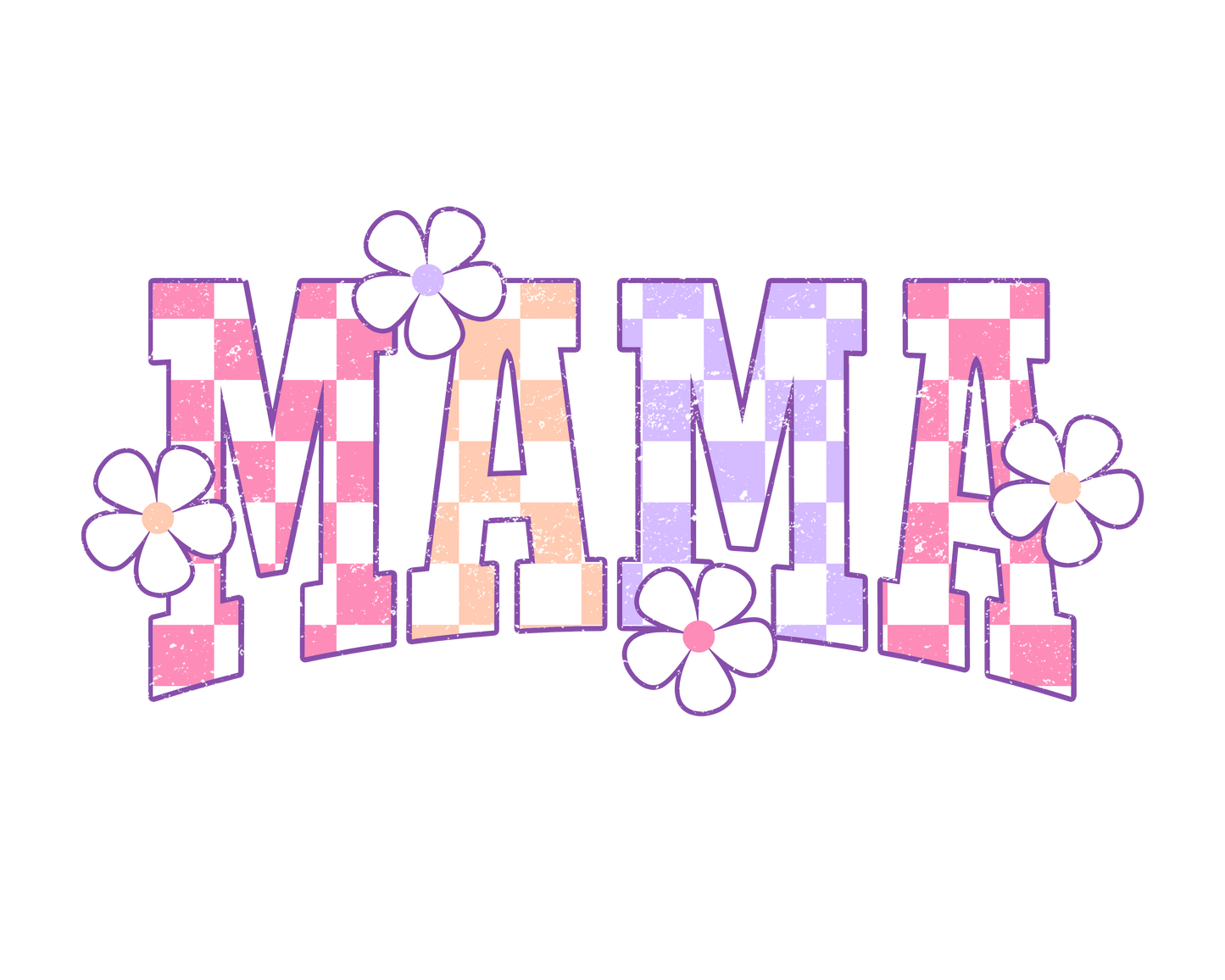 Mama retro flowers