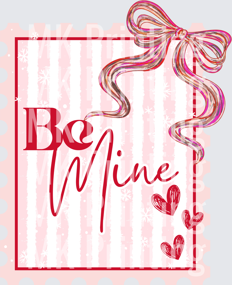 Be Mine Stamp - Raw Image