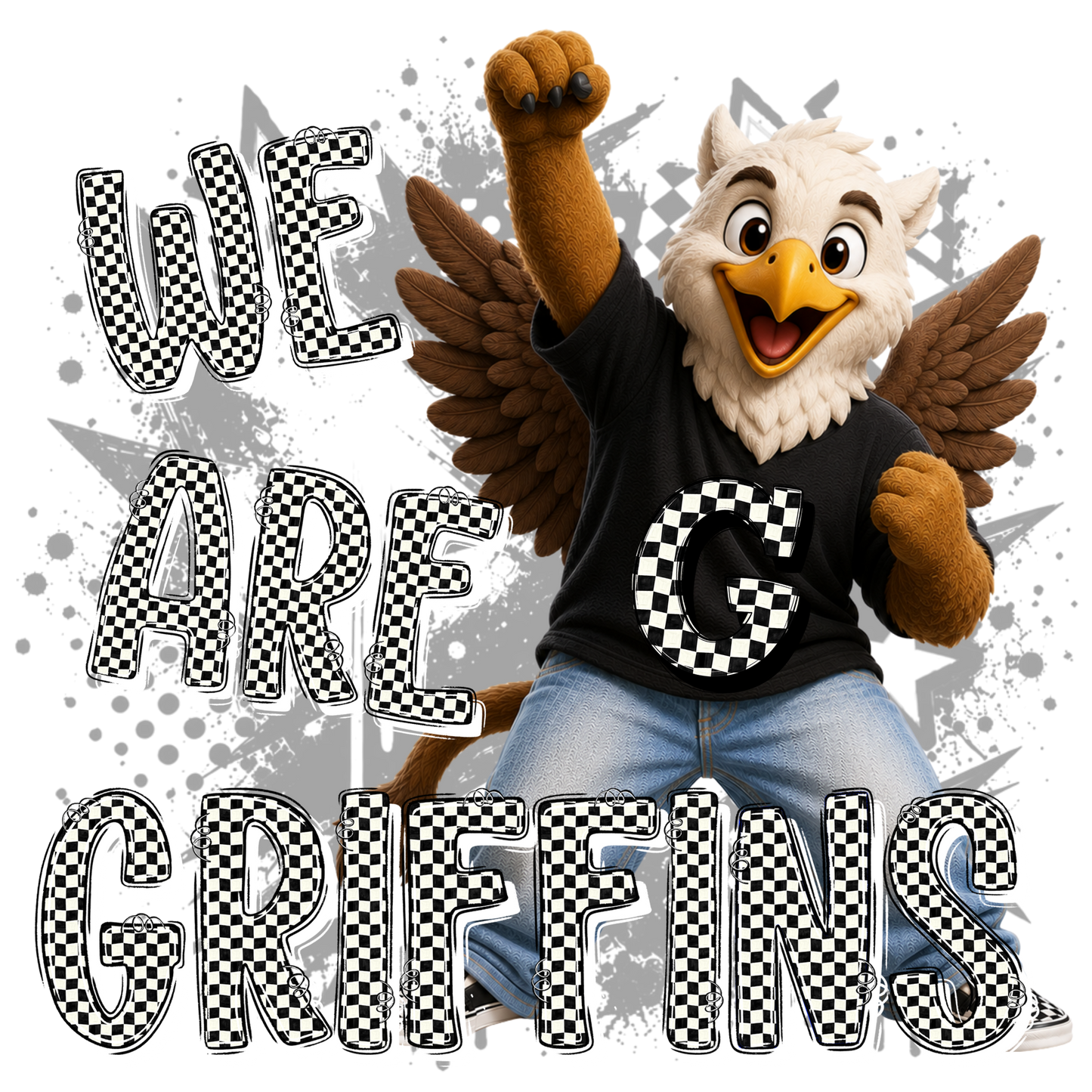 We Are Griffins (Black and White)