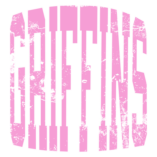 Pink Distressed Griffins