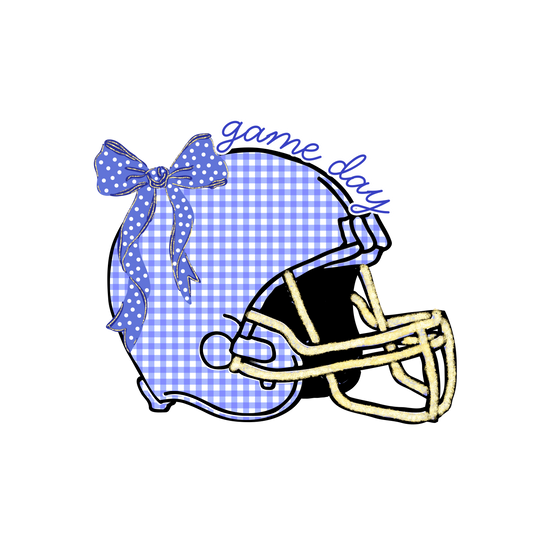Blue Game Day Helmet