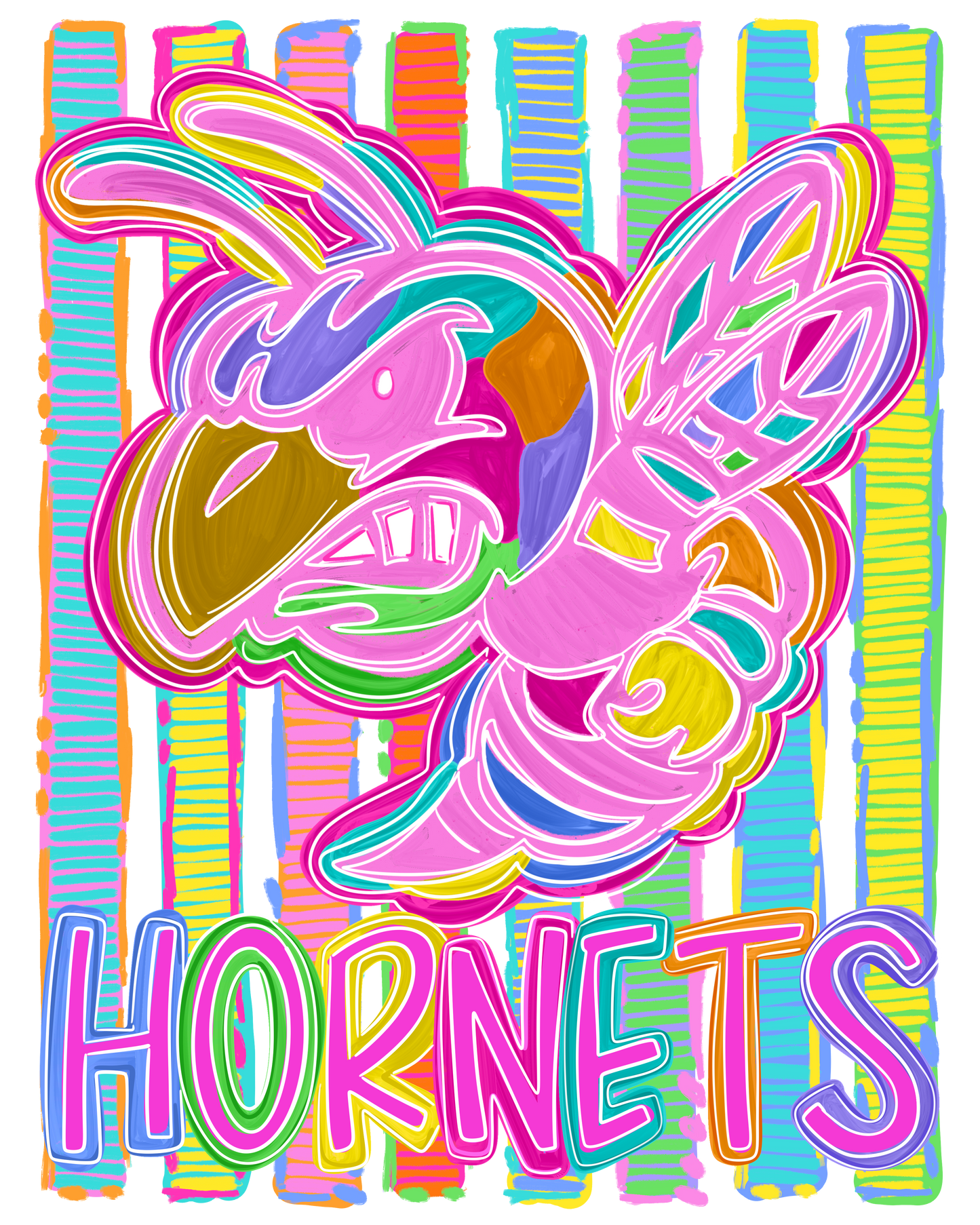 Bold and Bright Hornets
