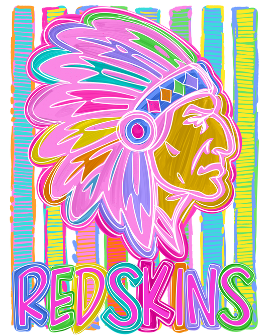 Bold and Bright Redskins