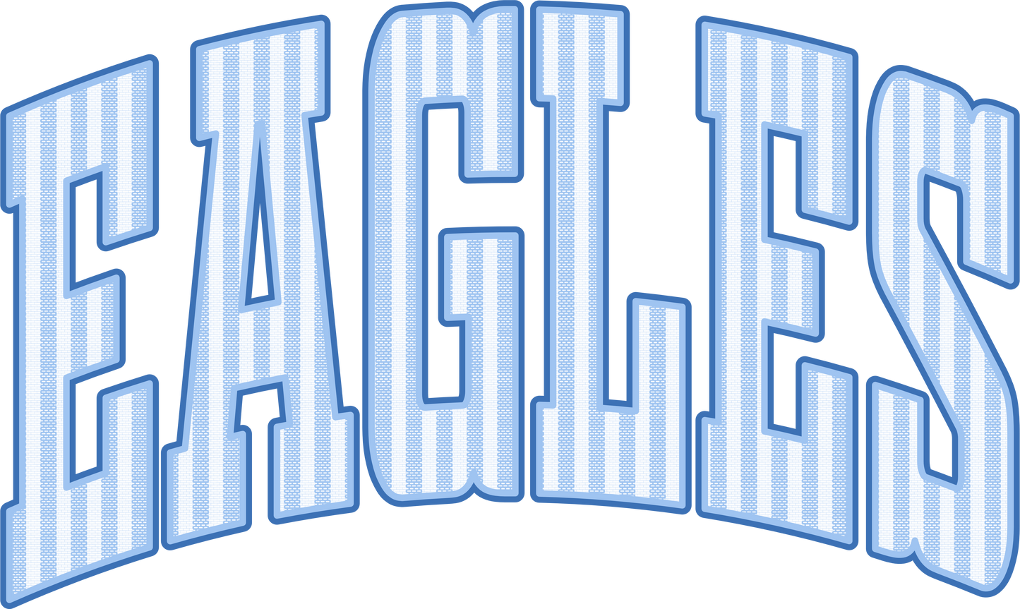 Eagles Striped Arched