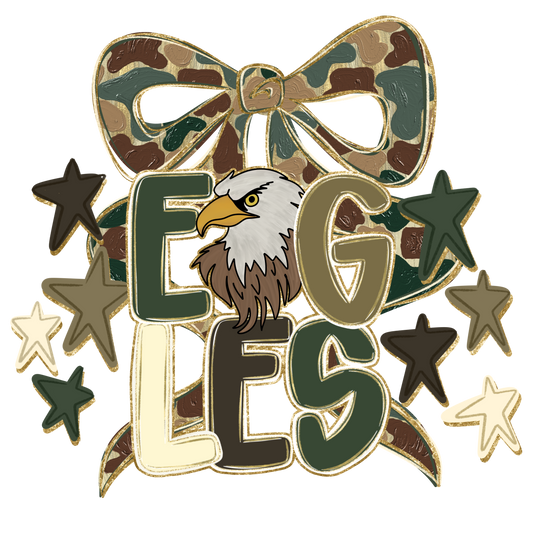 Eagles Camo Bow