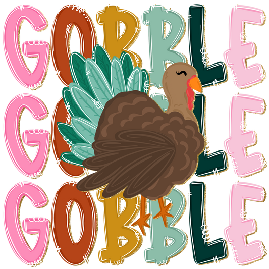 Gobble Gobble  Gobble Glitter