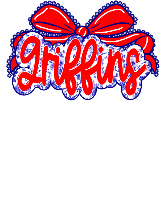 Griffins Floral Toile with bow