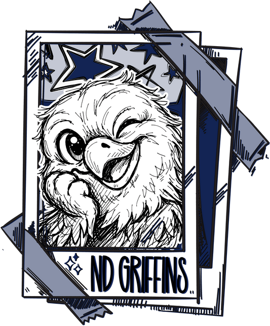 Griffin Winking Mascot