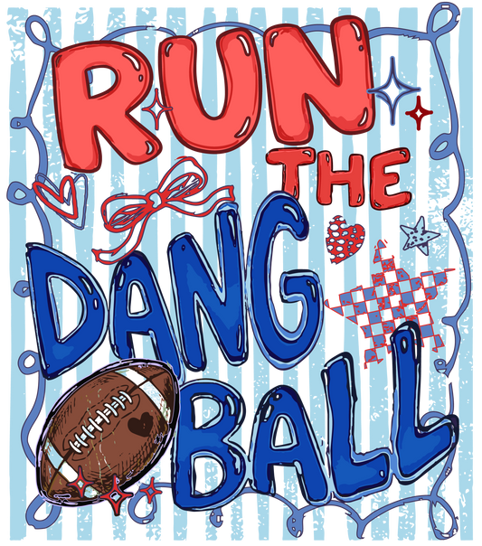 Run the Dang Ball Red and Blue
