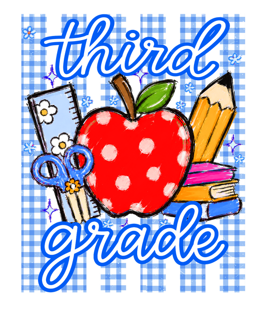 3rd Grade gingham stripe