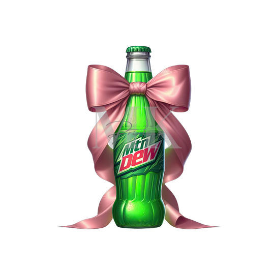 Mnt Dew with bow