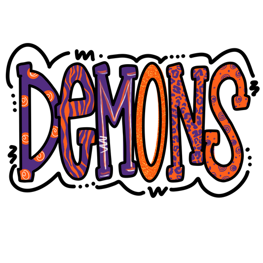 Demons (orange and purple)