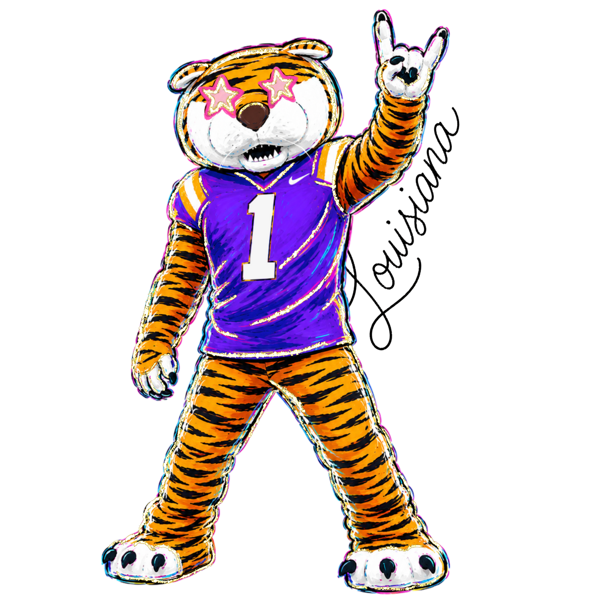 Tigers Louisiana (tall)