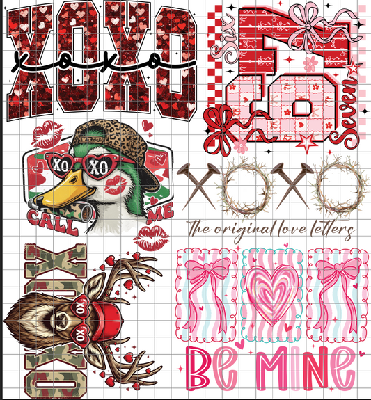 Valentines Day 24" Gang Sheet