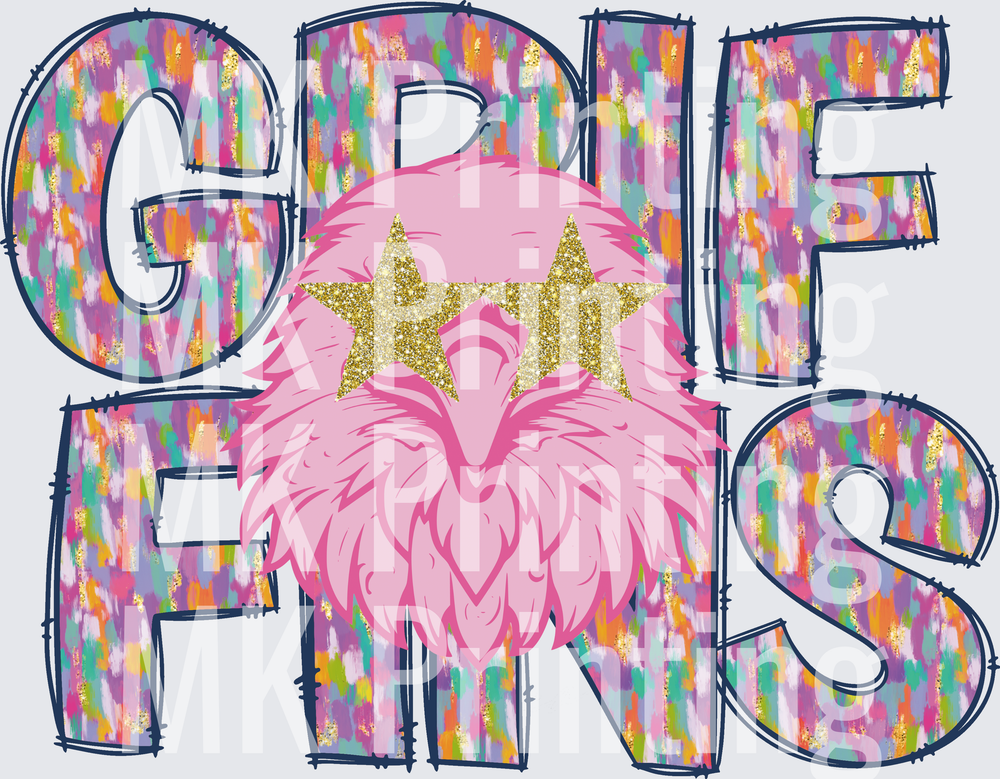 Griffins Pink Paint - Raw Image