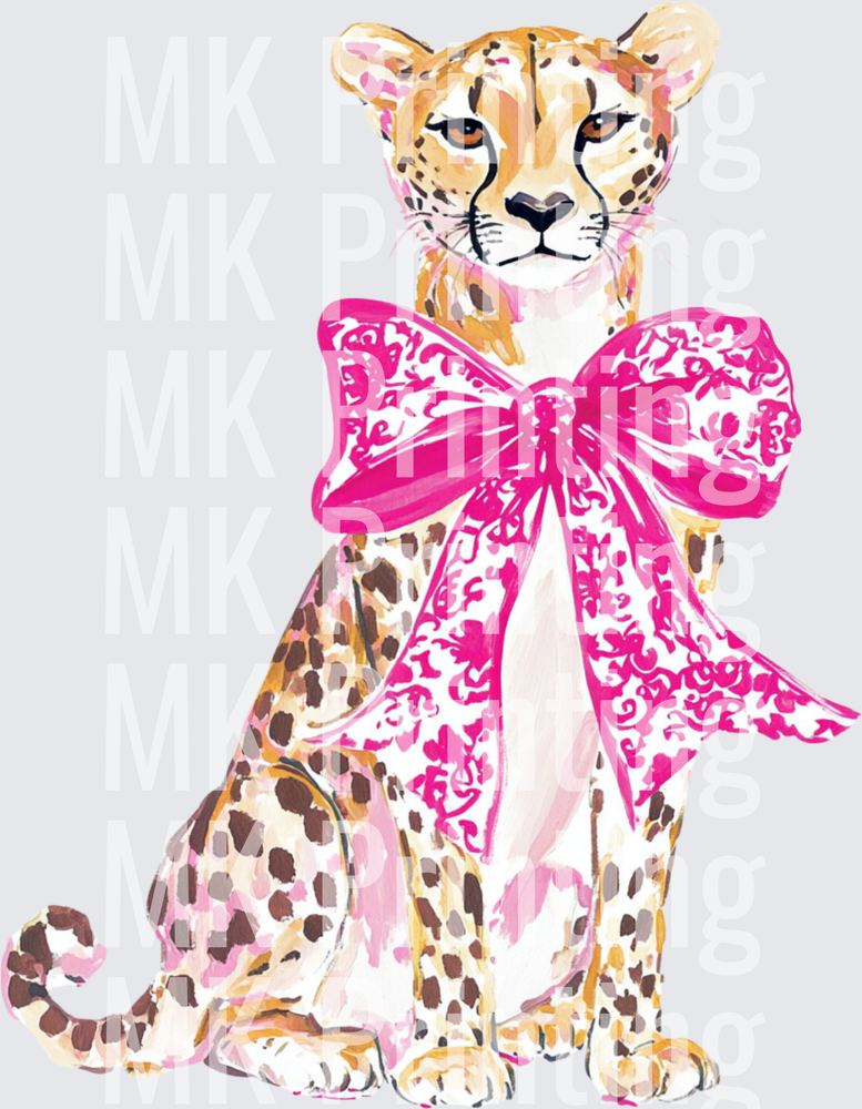 Cheetah with Bow - Raw Image