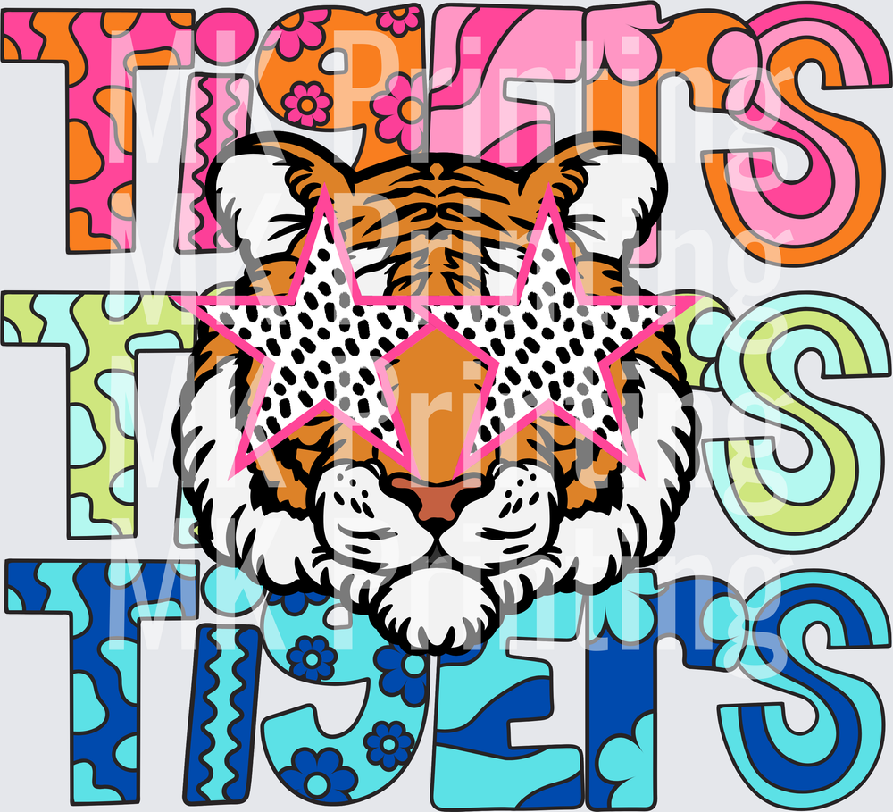 Tigers Preppy - Raw Image