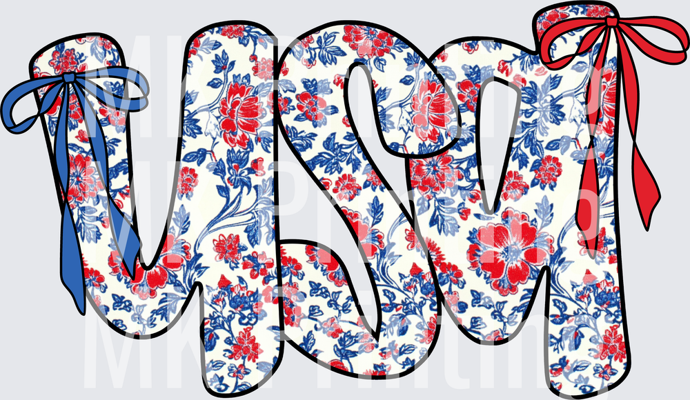 USA floral - Raw Image