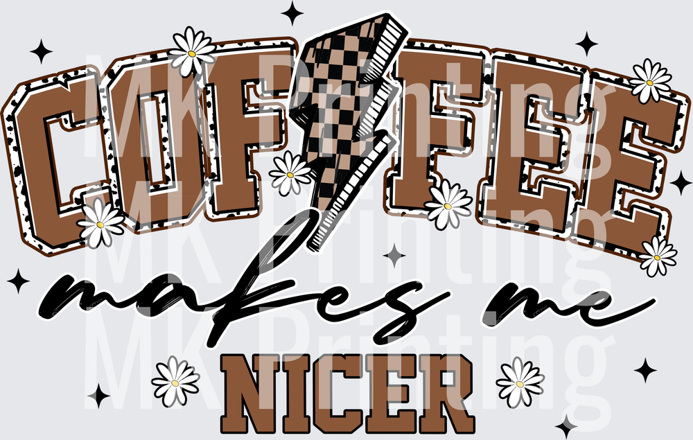 Coffee Makes me Nicer - Raw Image
